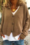 Gezellige Patchwork Knitted Cardigan for Women