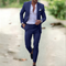 William Men's Slim Fit Business Casual Suit Set