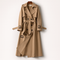 Elegant Long Belted Trench Coat - An Autumn and Spring Essential