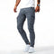 Elastic Denim Cargo Pants