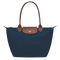 Women's Navy Blue Medium Nylon Tote Bag