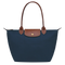 Women's Navy Blue Medium Nylon Tote Bag