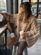Jersey de punto grueso oversize para mujer | Jersey de invierno cálido y acogedor