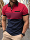 Men's Striped Summer Polo | Short Sleeve Casual Golf Shirt