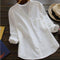 Women's Breathable Linen-Cotton Shirt - Loose Casual Fit