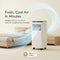 Portable Air Conditioner – 7,000 BTU Portable AC with Dehumidifier and 24-Hour Timer