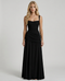 Ruched Maxi Dress - Black
