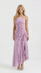 Ruffle Maxi Dress - Lavender