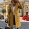 Long Coat with Stand-up Collar