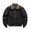 Men's Sherpa Collar Bomber Jacket Zip Front