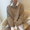 Women's Luxury Soft Wool Wrap Cardigan Elegant Winter Knitwear