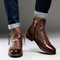 Women's Elegant Leather Boots with Non-Slip Sole