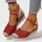 Women's Orthopedic Perforated Wedge Espadrilles