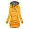 Women's Heartbeat Print Hooded Long Sleeve Dress Jumper